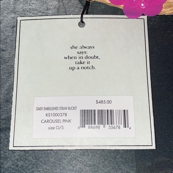 Kate Spade collection daisy straw hat